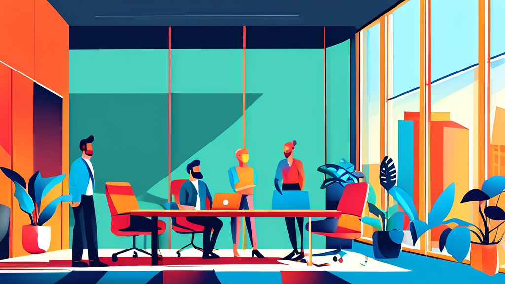 경영 안정과 재기, 두 마리 토끼를 잡으세요! (cartoon 스타일)