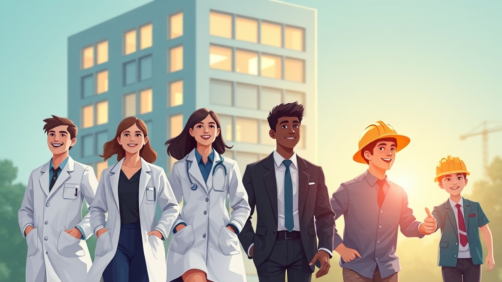 합격 후 진로 및 대학 정보 (illustration 스타일)