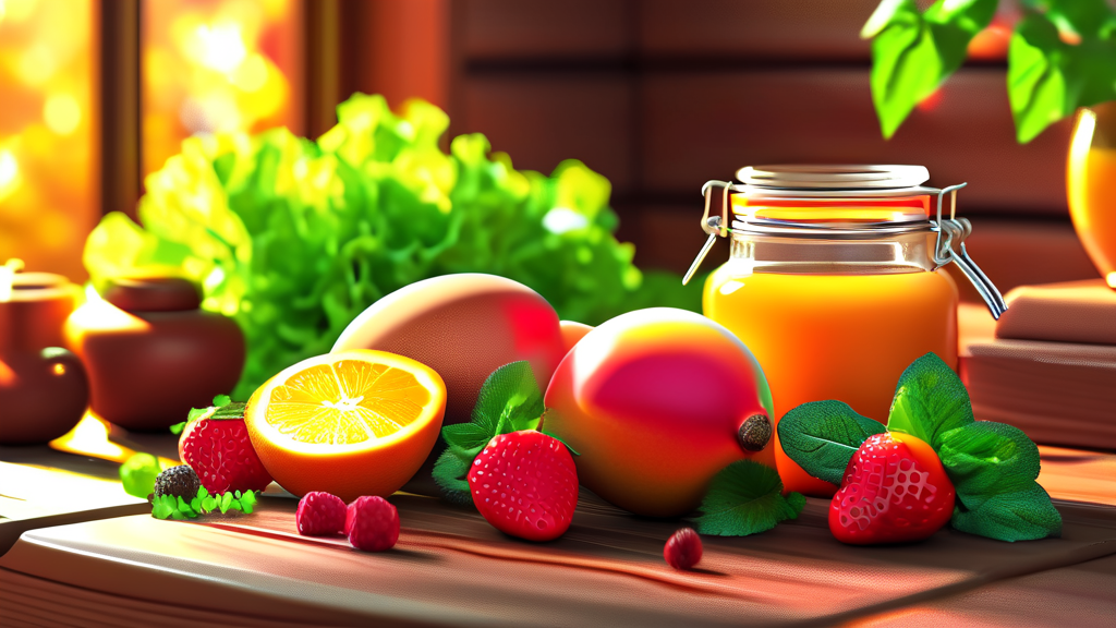 건강과 편안함을 선물하세요: 건강식품부터 마사지기까지 (realistic 스타일)