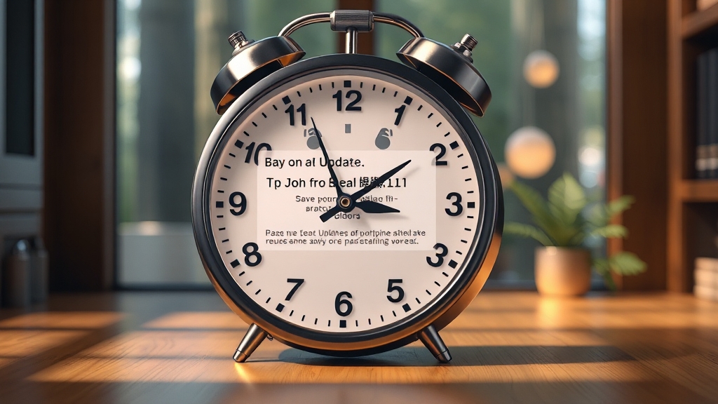 PC 카톡, 자동 업데이트 차단 방법 (realistic 스타일)