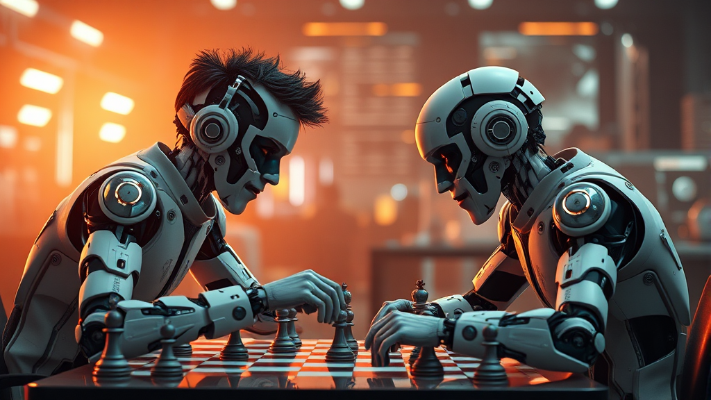 AI 시대, 인간의 역할 변화 (realistic 스타일)