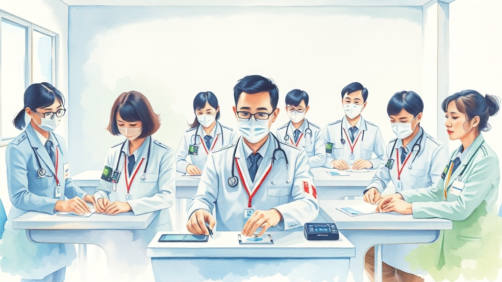 신체검사, 왜 중요할까요? (watercolor 스타일)