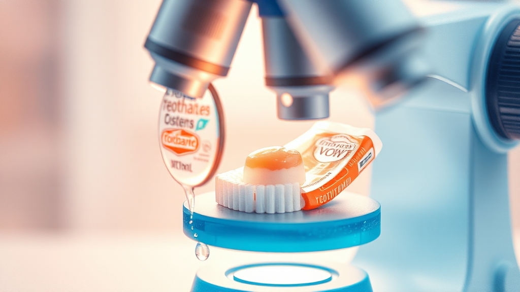 효과적인 치약 성분 분석 (watercolor 스타일)