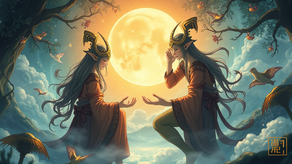 화투 점으로 알아보는 미래와 고민 해결 (realistic 스타일)