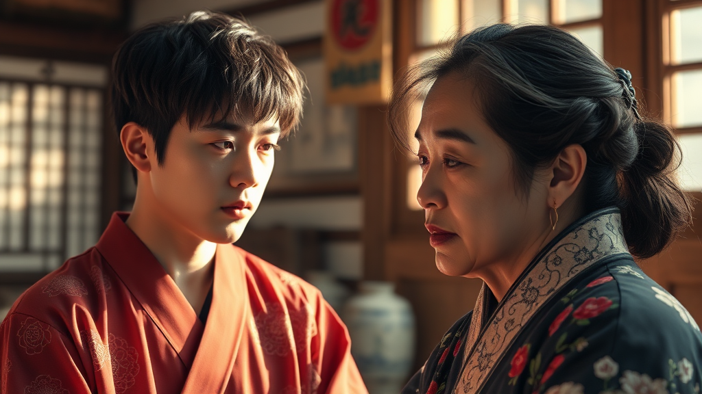 동호의 과거 가정사 및 결혼 생활 조명 (realistic 스타일)