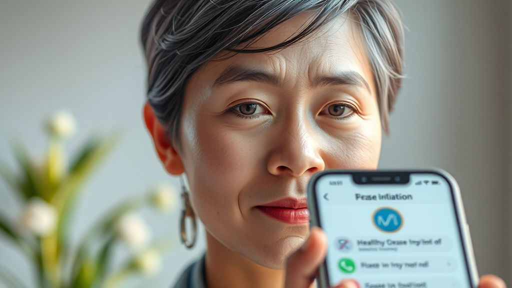 2025년 검진 대상자, 어떻게 확인할까요? (realistic 스타일)