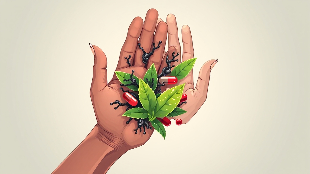 항생제 내성, 왜 문제일까? (illustration 스타일)