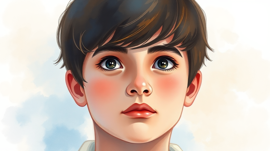 수시 합격 발표, 언제? (watercolor 스타일)