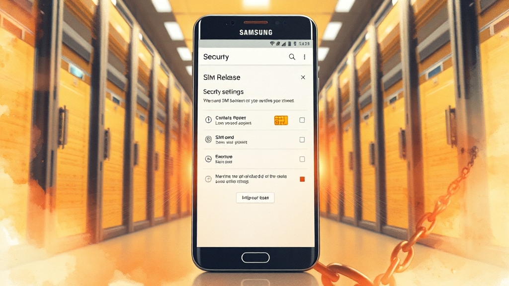 갤럭시, SIM락 이렇게 푸세요 (watercolor 스타일)