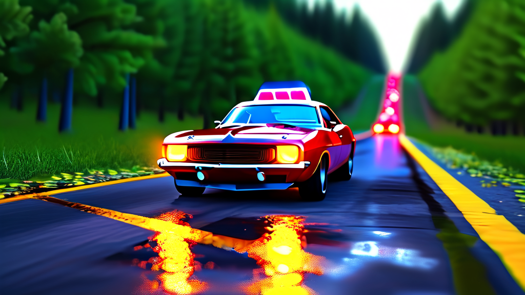 우회전 신호위반, 범칙금 vs 과태료: 무엇이 다를까? (realistic 스타일)