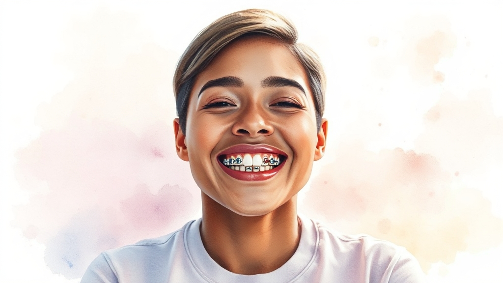 교정전용 잇몸약, 무엇이 다를까요? (watercolor 스타일)