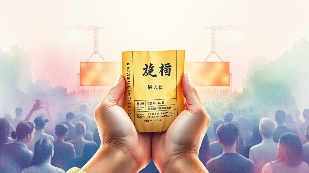 티켓팅 성공을 위한 꿀팁 대방출 (watercolor 스타일)