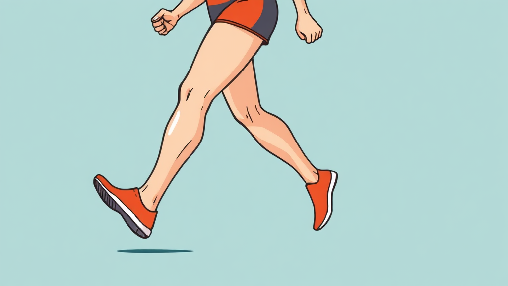 무릎 건강을 위한 일상생활 관리 및 습관 교정 (illustration 스타일)