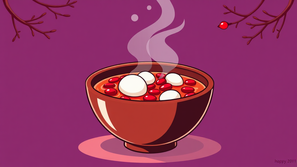 본죽 팥죽: 메뉴 선택 가이드 (cartoon 스타일)