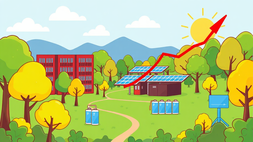 ESS 시장 성장 배경 (cartoon 스타일)