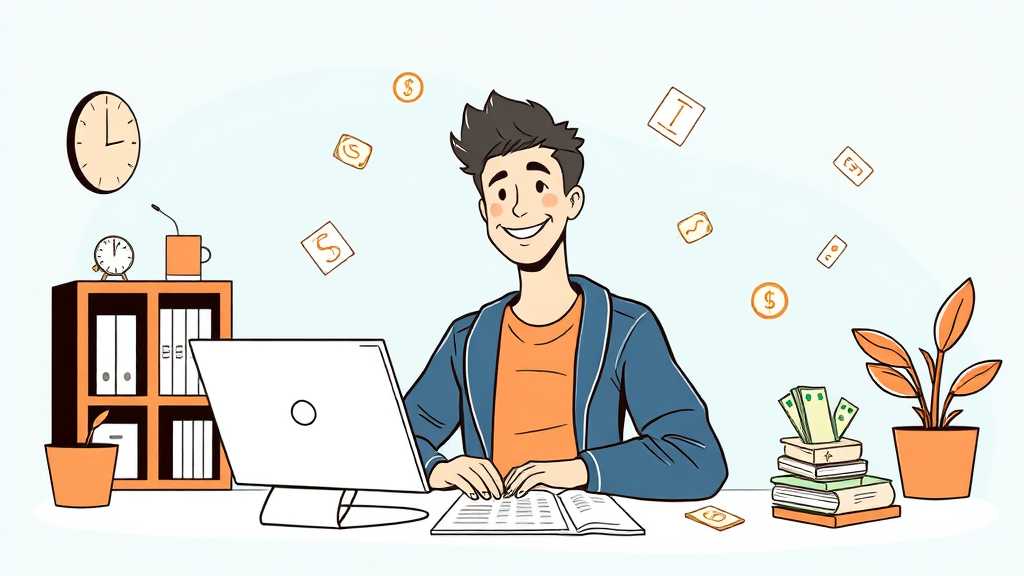 사회초년생 세금 혜택 (illustration 스타일)