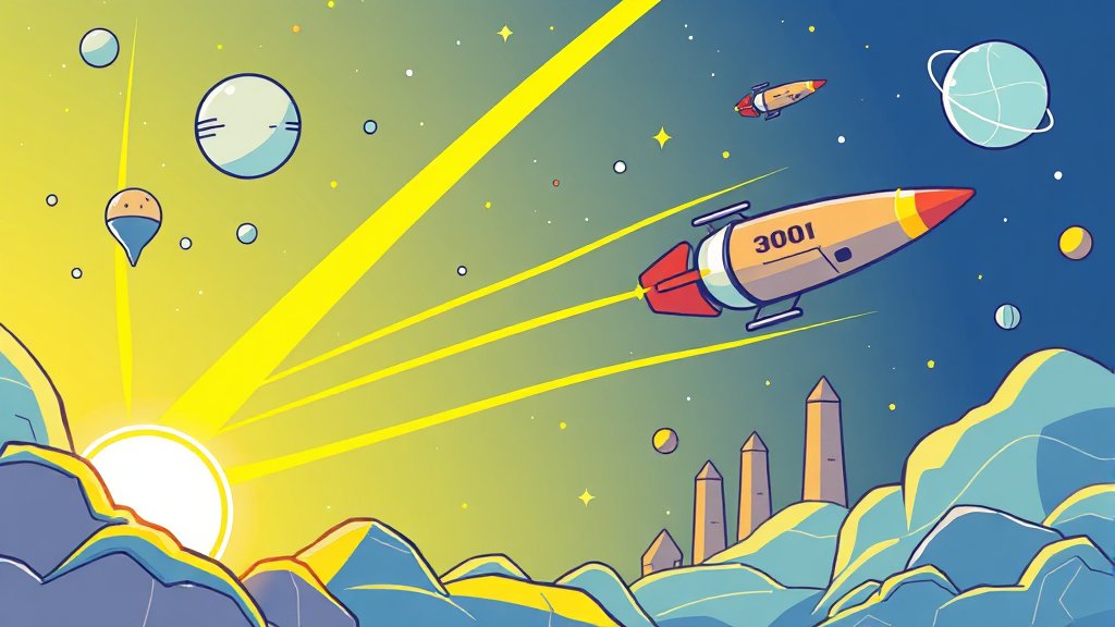 주요 산업 및 기술 혁신 소식 (cartoon 스타일)