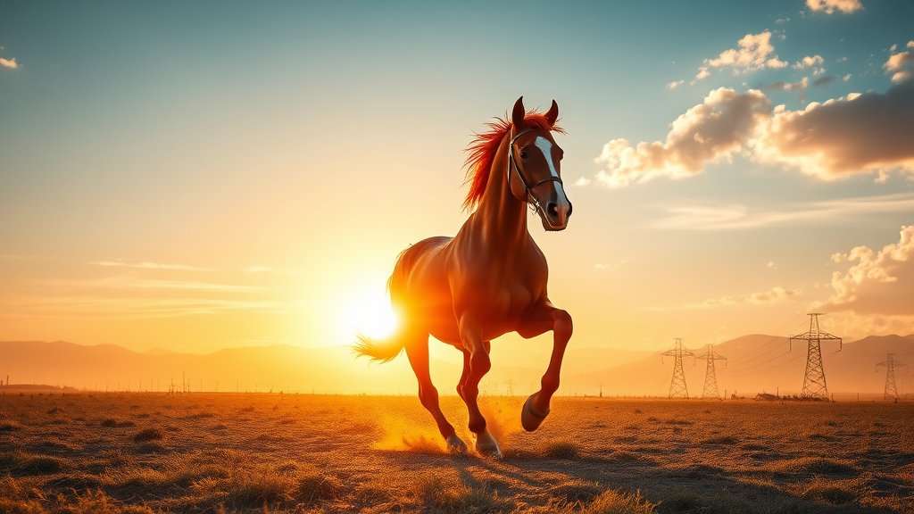 2026년 병오년의 의미 (realistic 스타일)