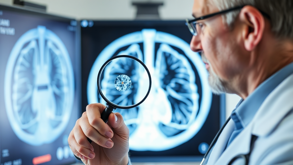 폐결절, 어떤 증상이? (realistic 스타일)