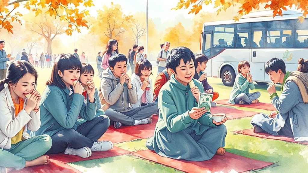 축제, 이렇게 즐기세요! (watercolor 스타일)