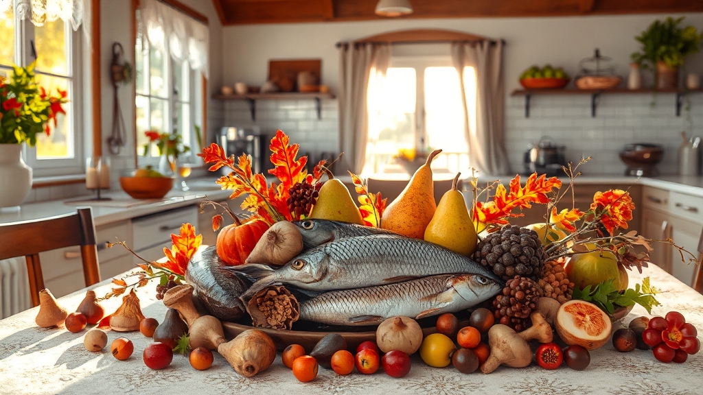 9월의 식탁을 풍성하게 (realistic 스타일)