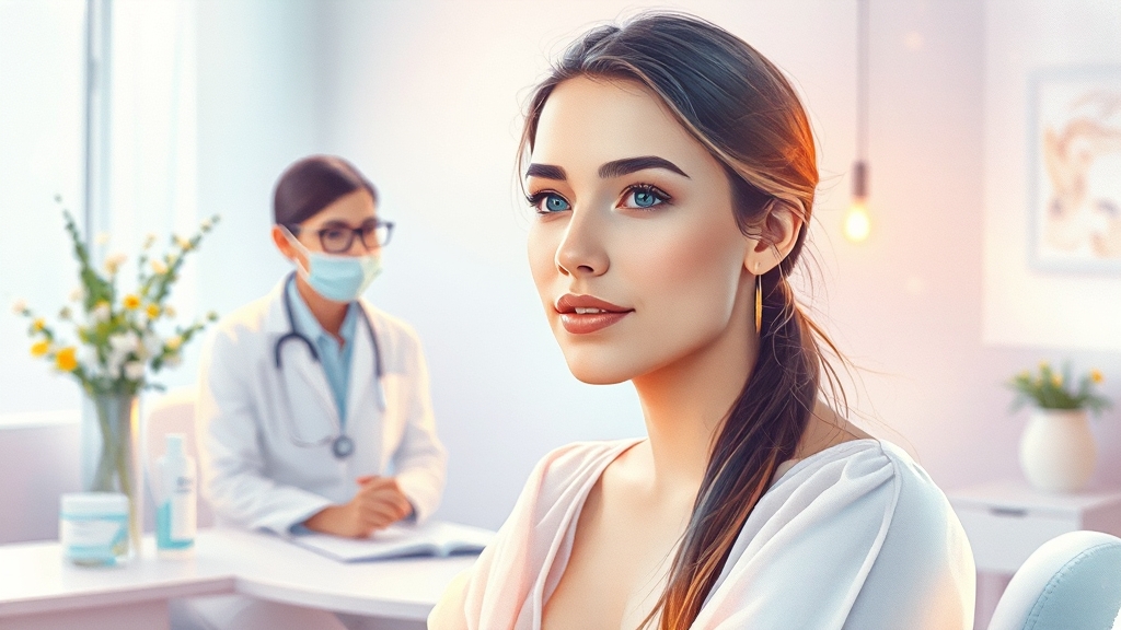 시술 전후 관리 및 고려사항 (watercolor 스타일)