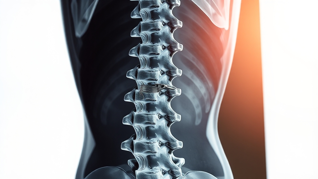 척추전방전위증, 수술은 언제 필요할까요? (realistic 스타일)