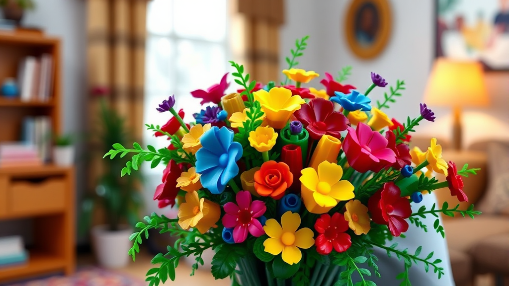 레고 꽃다발 종류 및 가격 (realistic 스타일)