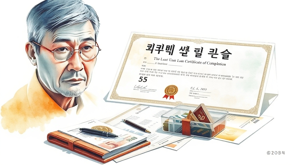 대출상담사, 아무나 될 수 없어요! (watercolor 스타일)