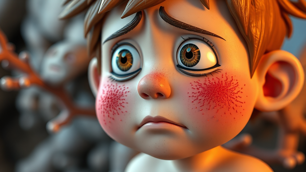 부작용 및 주의사항 (realistic 스타일)