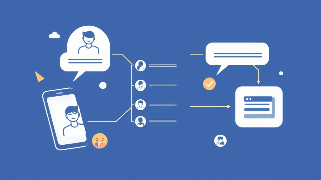 카톡 연락처 동기화 문제 해결 (illustration 스타일)