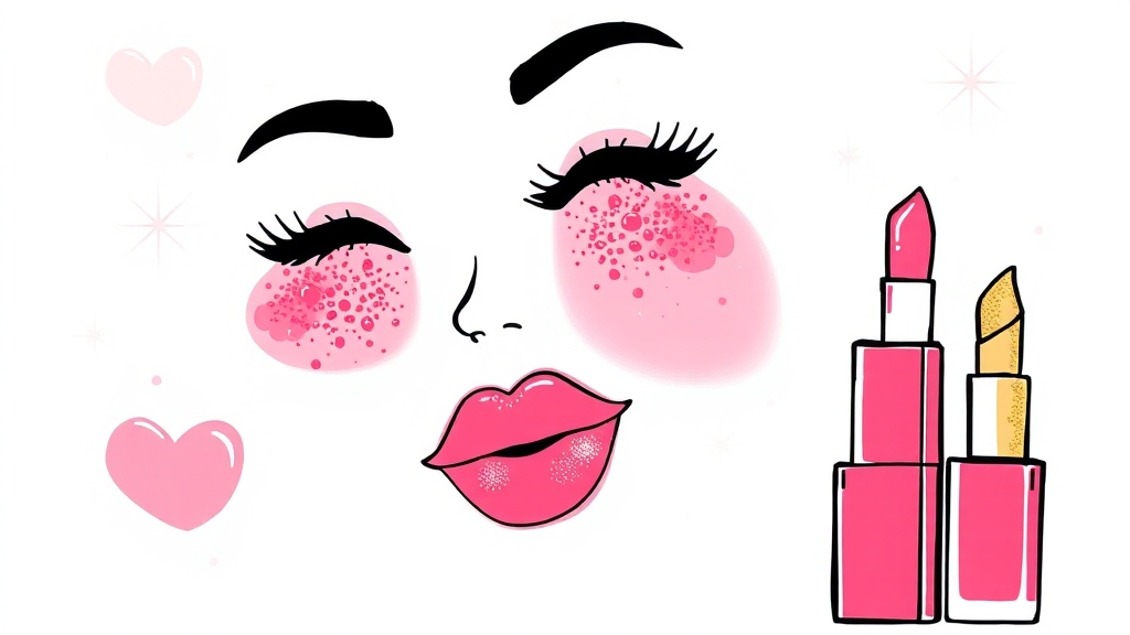 홀리데이 메이크업 추천템 (cartoon 스타일)