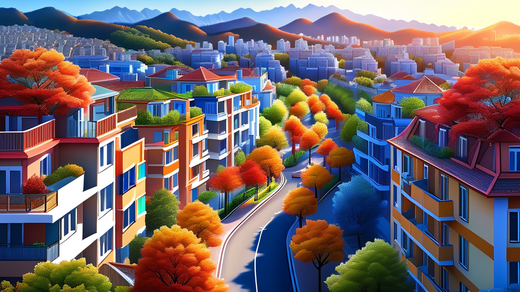 정부 정책 및 대출 규제가 강북 부동산 시장에 미치는 영향 (realistic 스타일)