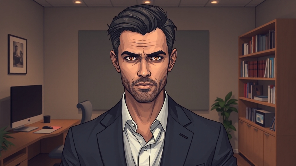 ISTJ 남자 성격 특징 (illustration 스타일)