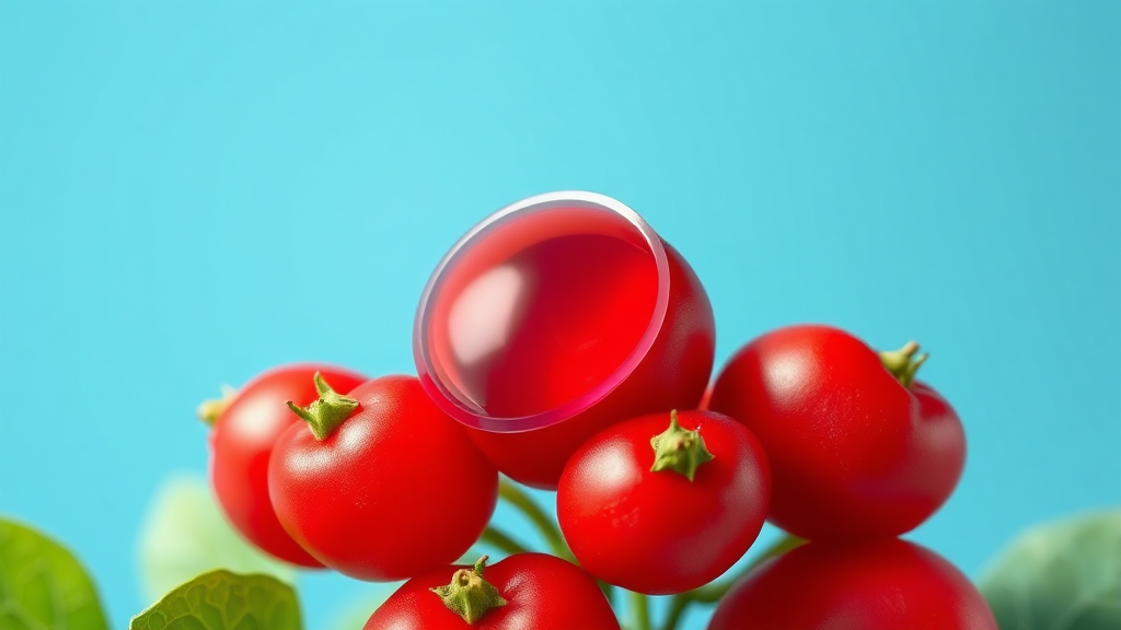 구기자와 눈 건강, 왜 좋을까? (illustration 스타일)