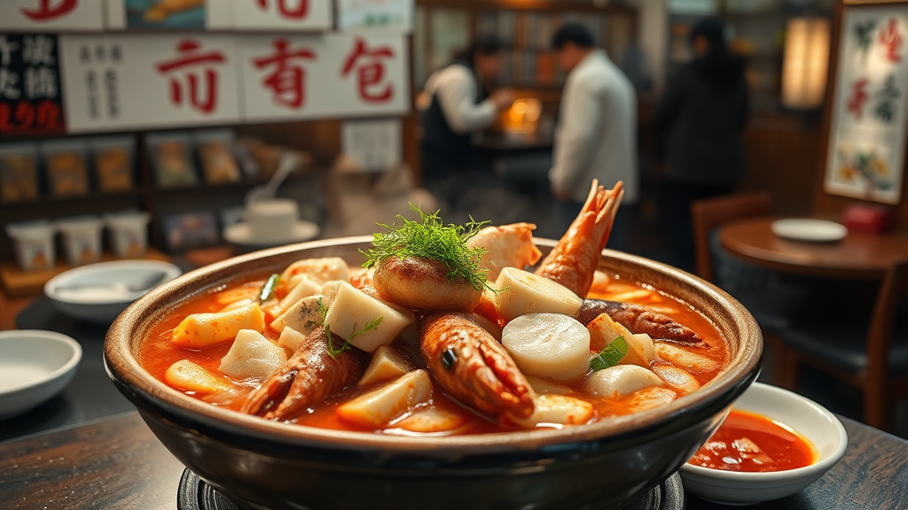 풍성해물탕, 전현무계획 맛집 등극! (realistic 스타일)