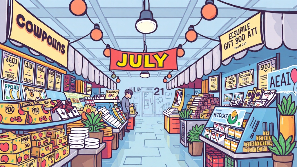 소비쿠폰 지급 금액 & 수령 방법 (cartoon 스타일)