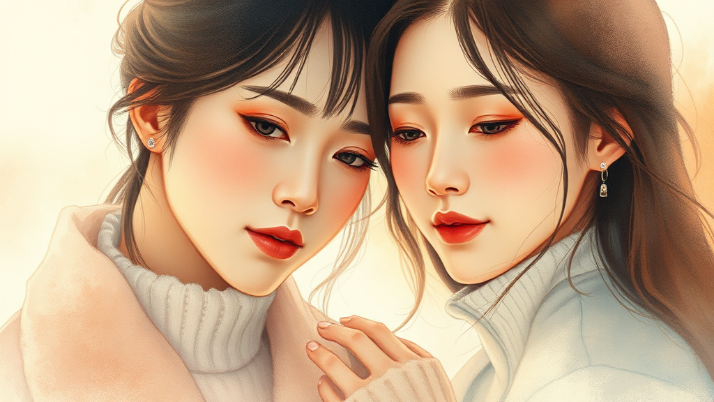 영화 관객 반응 및 평가 (watercolor 스타일)