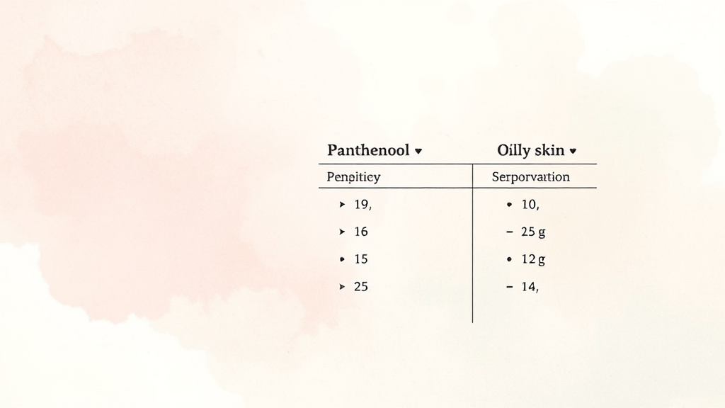 피부 타입별 판테놀 크림 선택 가이드 (watercolor 스타일)