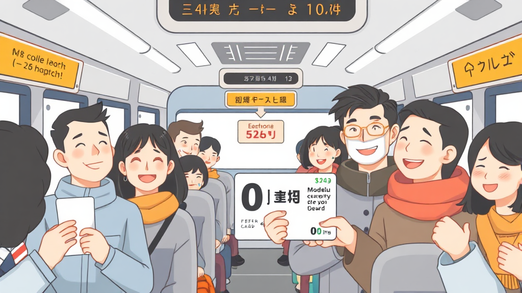 대중교통비 0원? 모두의 카드 (illustration 스타일)