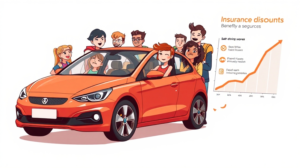 안전운전 특약, 핵심은? (cartoon 스타일)