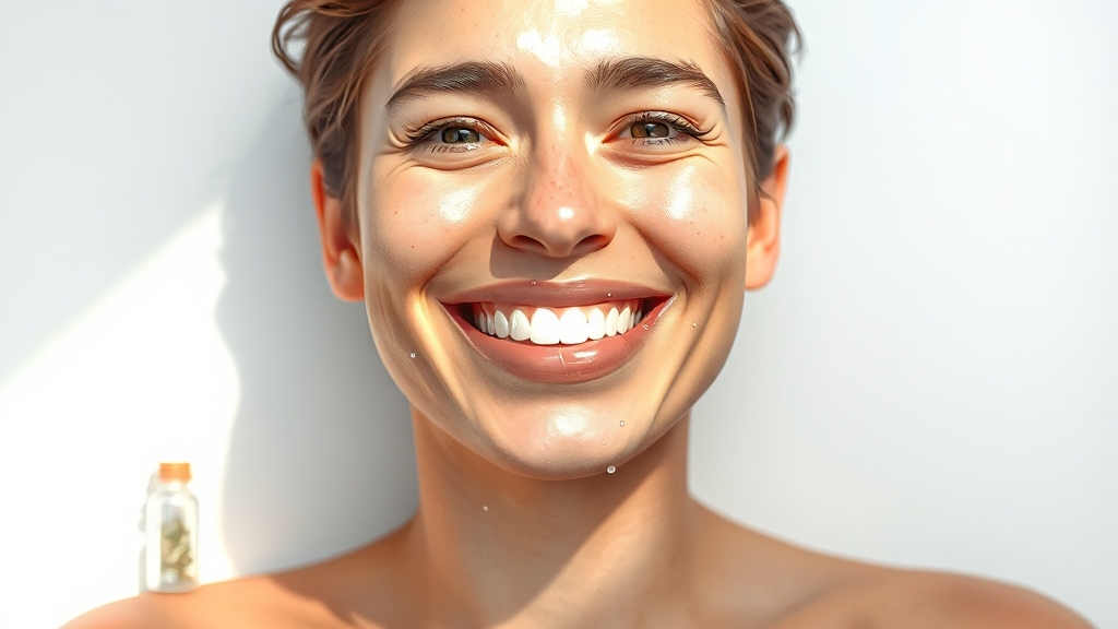 입 냄새 원인 & 엔치약 구취 케어 효과 (realistic 스타일)