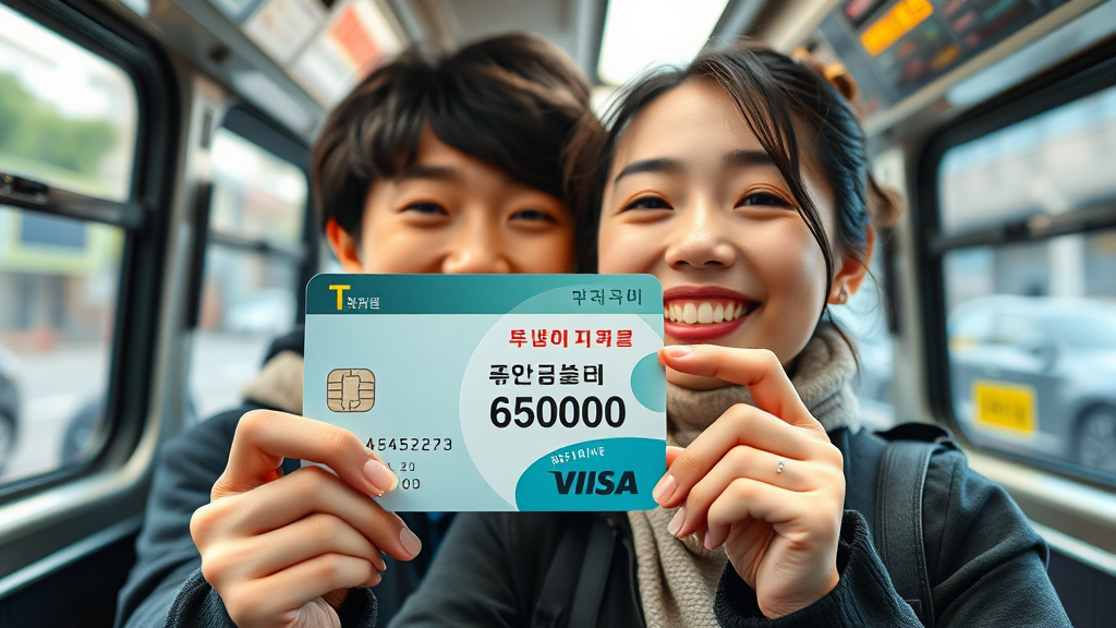 ‘모두의 카드’ 사용 방법 및 신청 안내 (realistic 스타일)