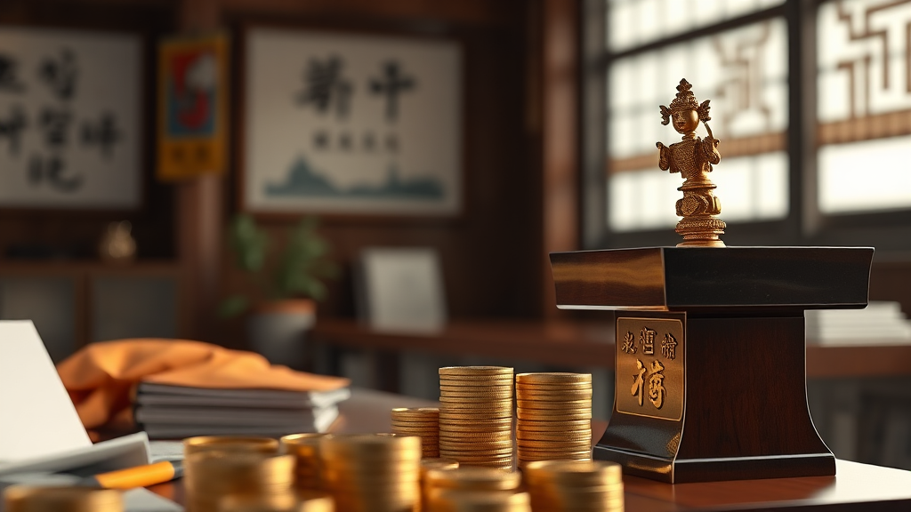 법안 통과 시 시장 변화 (realistic 스타일)