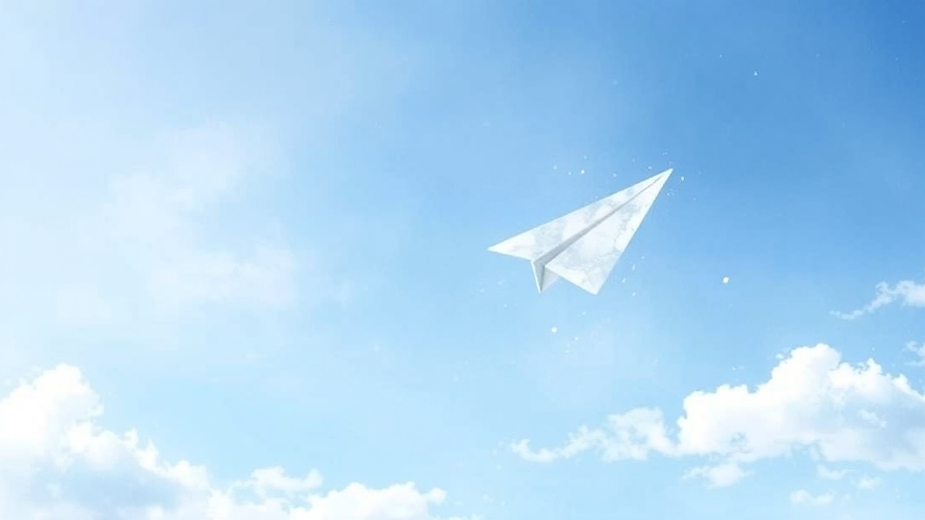 종이비행기 대회 안내 (watercolor 스타일)