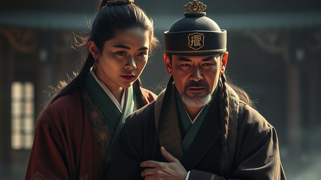 흥미로운 인물 관계 분석 (realistic 스타일)