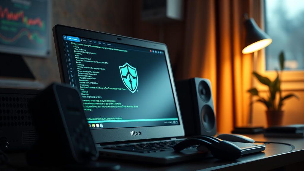 악성코드 감염 증상 및 경로 (realistic 스타일)