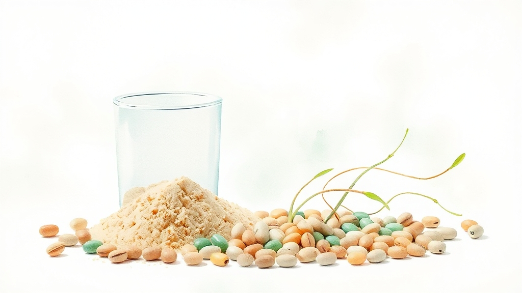 청국장 가루와 환 보관법 (watercolor 스타일)