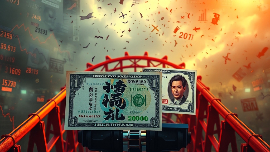 환율 변동, 왜 일어날까요? (realistic 스타일)