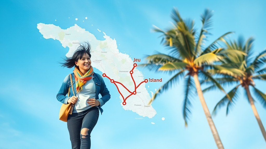 제주 대중교통 이용 가이드 (watercolor 스타일)